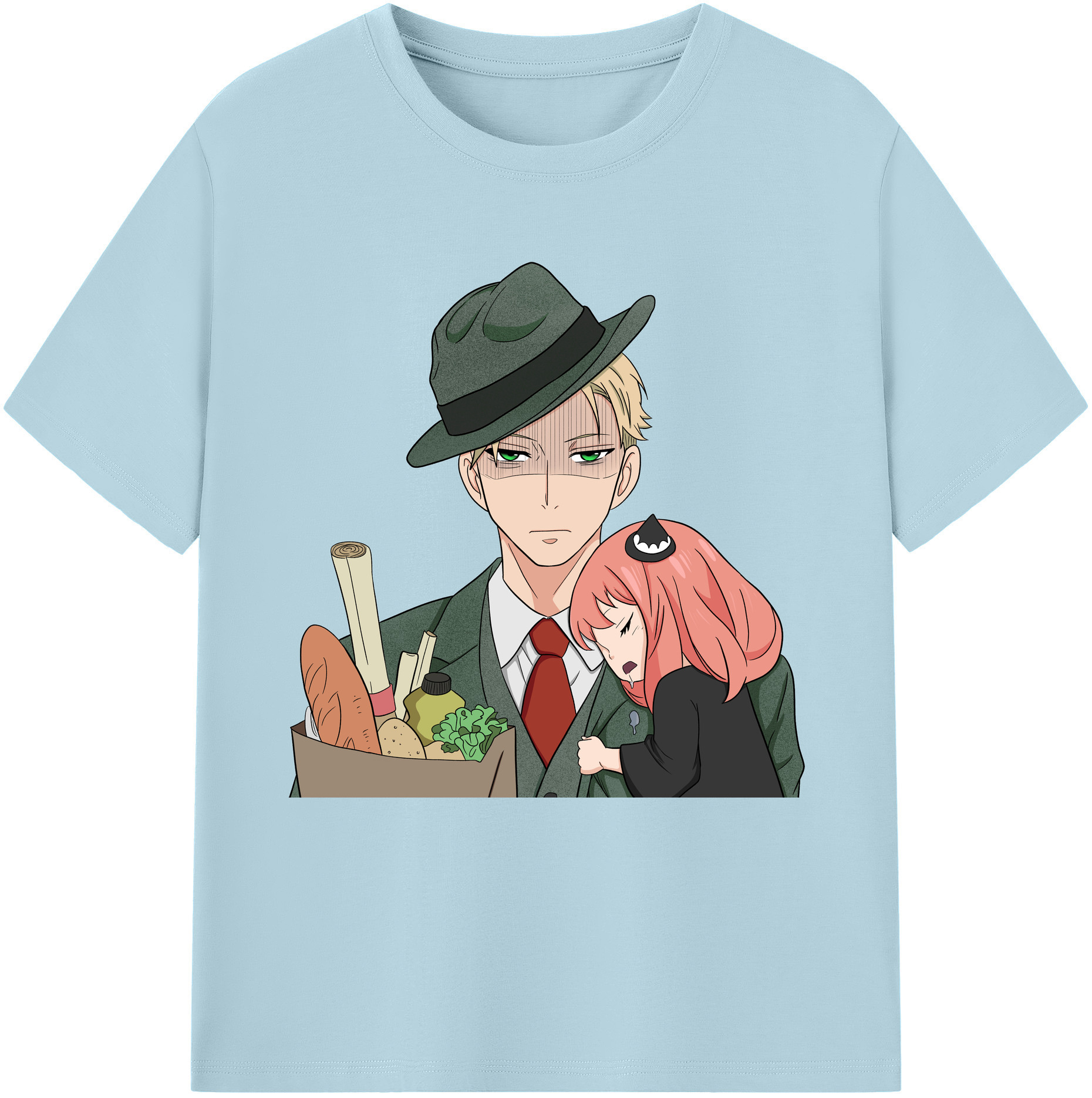 （画像用） SPY×FAMILY间谍家家酒 綿100％半袖Tシャツ（フロントプリント）